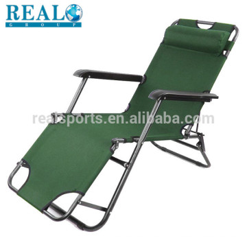 Camping extérieur en métal pliant Lawn Sling Chair Zero gravité chaise